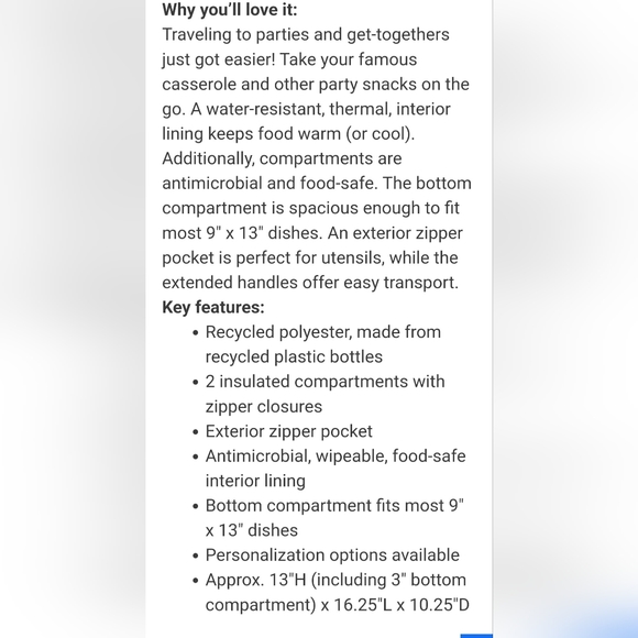 Thirty-one Bake and Take Party Cooler - Picture 8 of 8